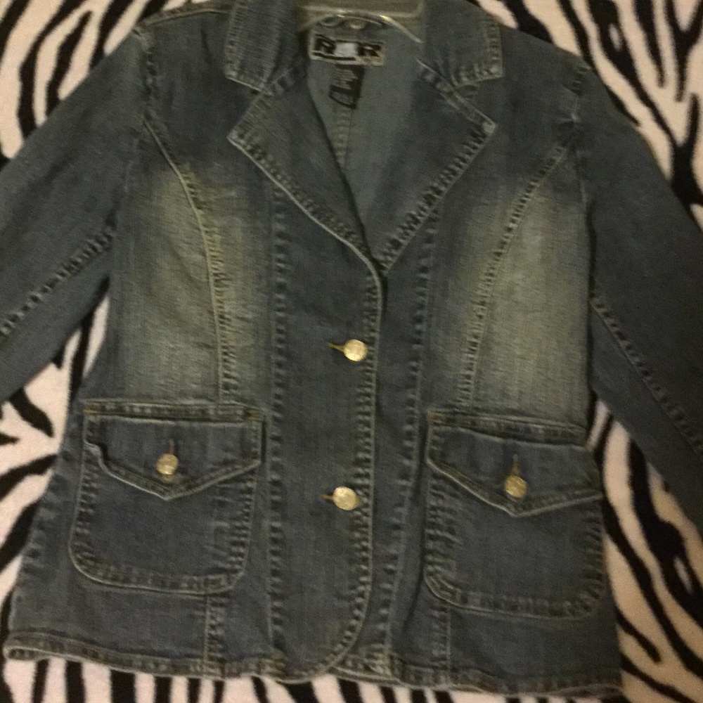 Jean Blazer/Jacket, size Medium
